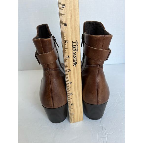 NWOT ECCO Women Shape 35 Wrapped
Shaft Cognac Brown Leather Boot 11-11.5 EU 42 - Picture 9 of 11
